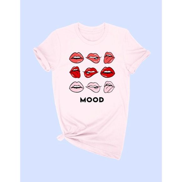 MANY MOODS lips tee - Picture 1 of 5